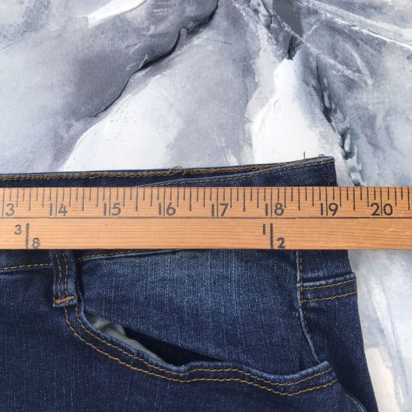 Rue 21 Womens Plus Size 24 Tapered Stretchy Denim Comfort Lightweight Blue Jeans - Picture 5 of 9